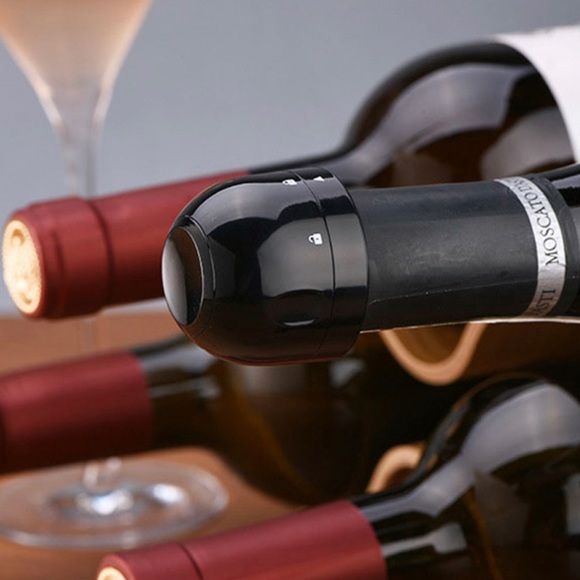 1Pc Wine & 1Pc Champagne Saver Vacuum Pump Preserver Leakproof Reusable Corks - Picture 4 of 5